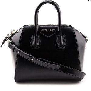 Givenchy Shiny Lord Calfskin Mini Antigona Bag